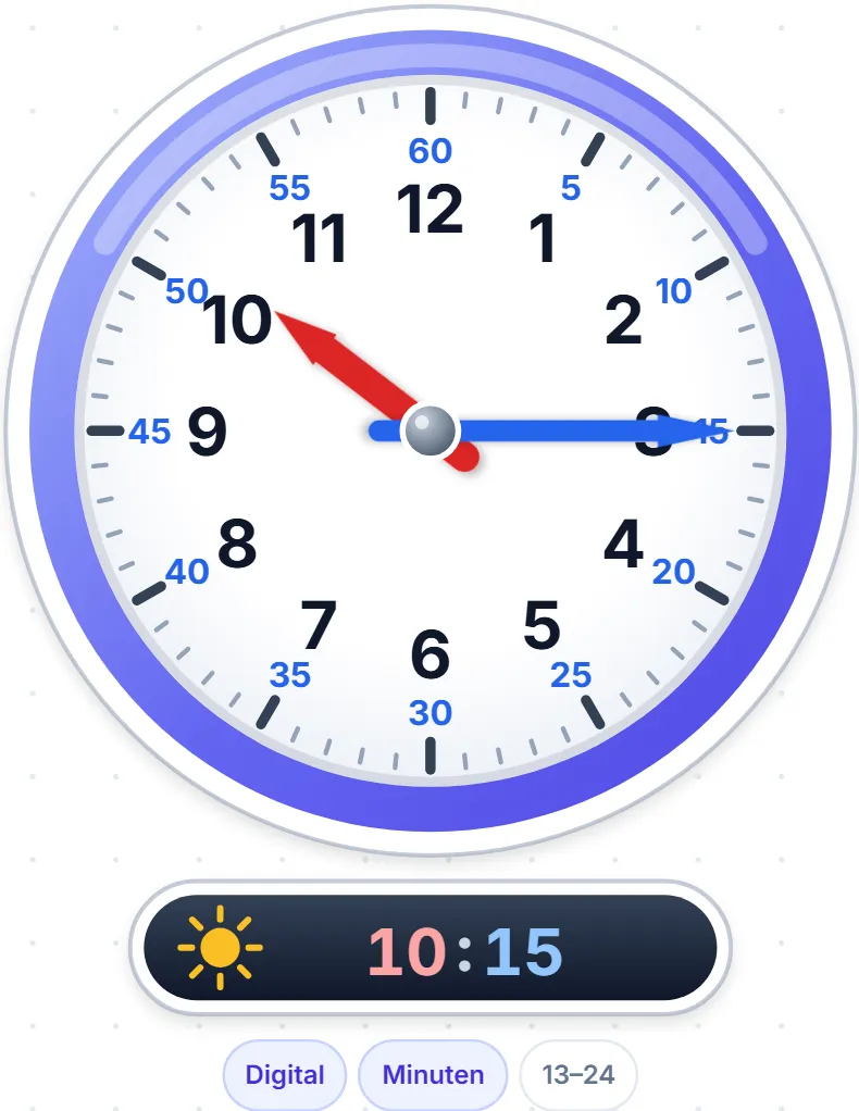 Widget Lernuhr